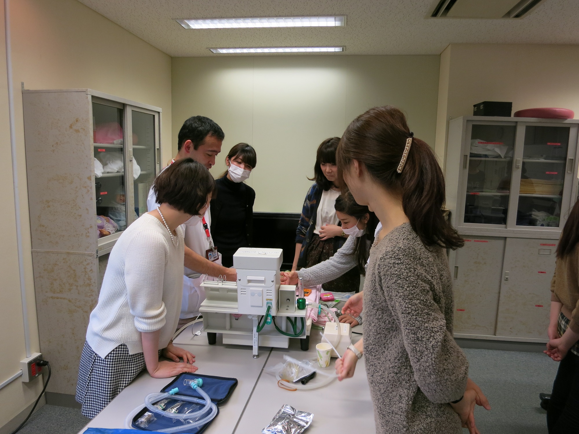 慈恵医大附属病院（本院）で新生児蘇生法講習会（NCPR）専門コース（Aコース）が開催されました。